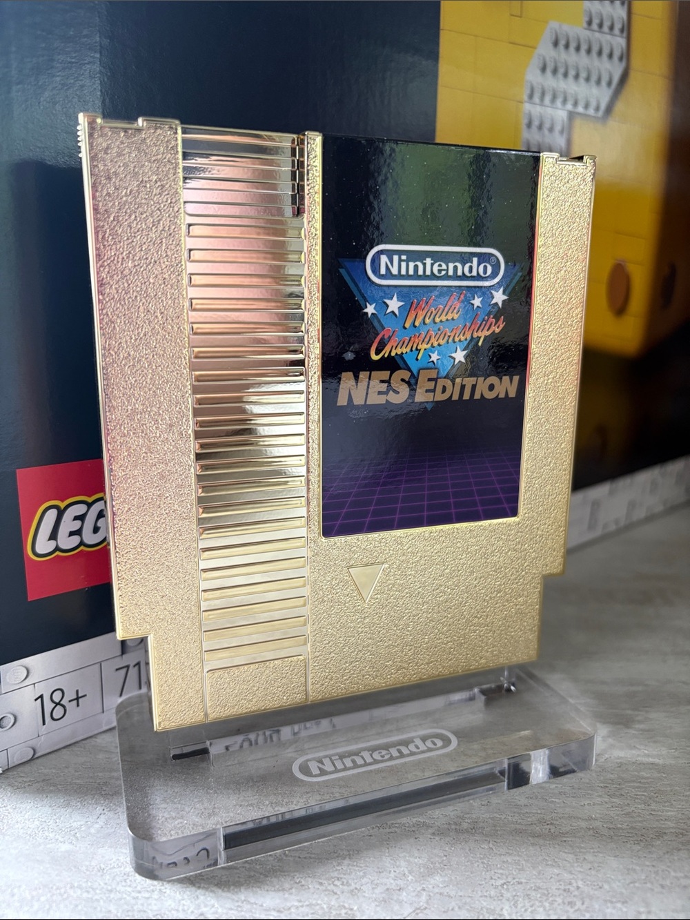 Nintendo World Champions NES Edition Cartridge - Gold